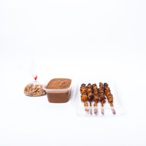 Sate ayam yakitori (5 stuks) met satesaus